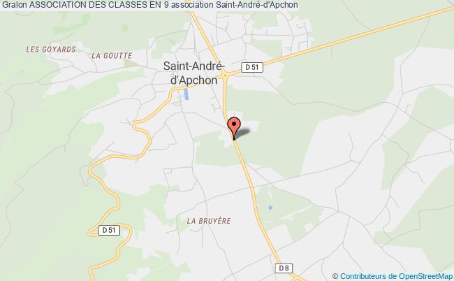 plan association Association Des Classes En 9 Saint-André-d'Apchon