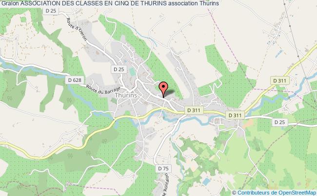 plan association Association Des Classes En Cinq De Thurins Thurins