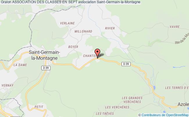 plan association Association Des Classes En Sept Saint-Germain-la-Montagne