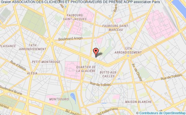 plan association Association Des Clicheurs Et Photograveurs De Presse Acpp Paris