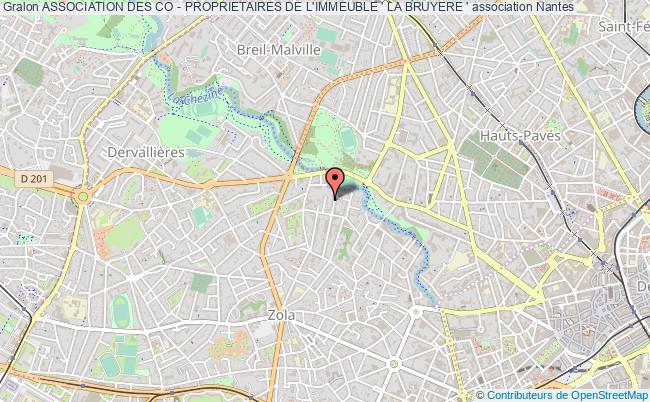 plan association Association Des Co - Proprietaires De L'immeuble ' La Bruyere ' Nantes