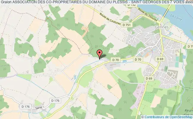 plan association Association Des Co-proprietaires Du Domaine Du Plessis - Saint Georges Des 7 Voies Saint-Georges-des-Sept-Voies