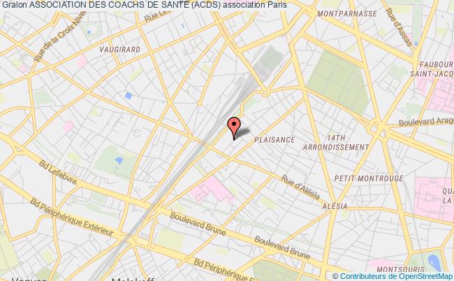 plan association Association Des Coachs De Sante (acds) Paris