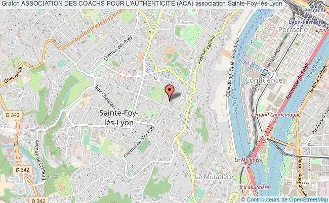 plan association Association Des Coachs Pour L'authenticitÉ (aca) Sainte-Foy-lès-Lyon