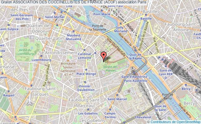 plan association Association Des Coccinellistes De France (acof) Paris 5e