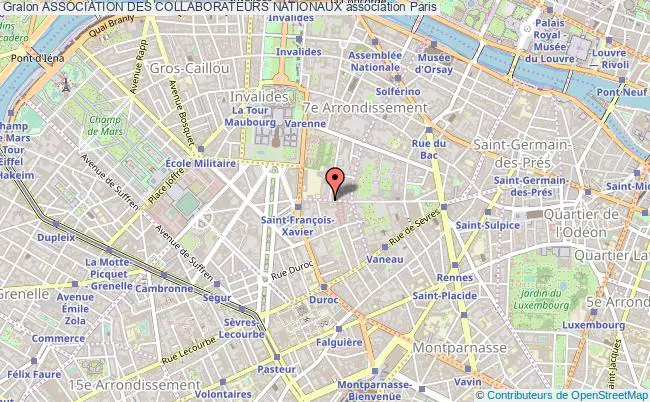 plan association Association Des Collaborateurs Nationaux PARIS