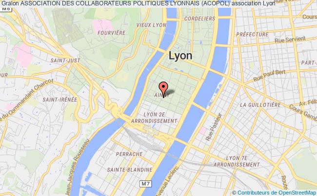 plan association Association Des Collaborateurs Politiques Lyonnais (acopol) Lyon