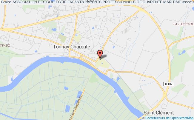 plan association Association Des Collectif Enfants Parents Professionnels De Charente Maritime Tonnay-Charente