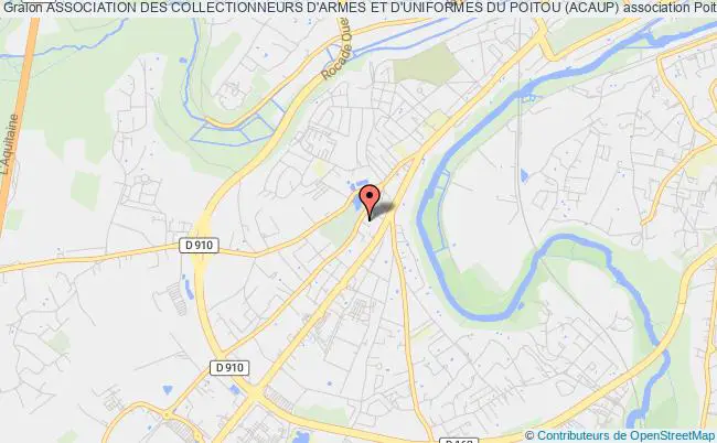 plan association Association Des Collectionneurs D'armes Et D'uniformes Du Poitou (acaup) Poitiers