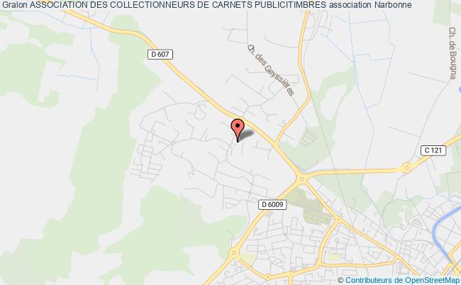 plan association Association Des Collectionneurs De Carnets Publicitimbres Narbonne