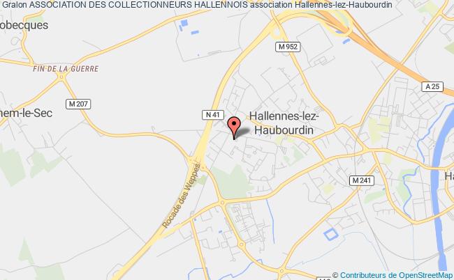 plan association Association Des Collectionneurs Hallennois Hallennes-lez-Haubourdin