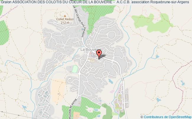 plan association Association Des Colotis Du Coeur De La Bouverie -  A.c.c.b. Roquebrune-sur-Argens