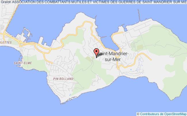 plan association Association Des Combattants Mutiles Et Victimes Des Guerres De Saint Mandrier Sur Mer Saint-Mandrier-sur-Mer