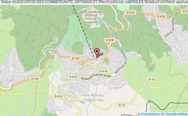 ASSOCIATION DES COMMERCANTS, ARTISANS ET PROFESSIONS LIBERALES ROMEUFONTAINS