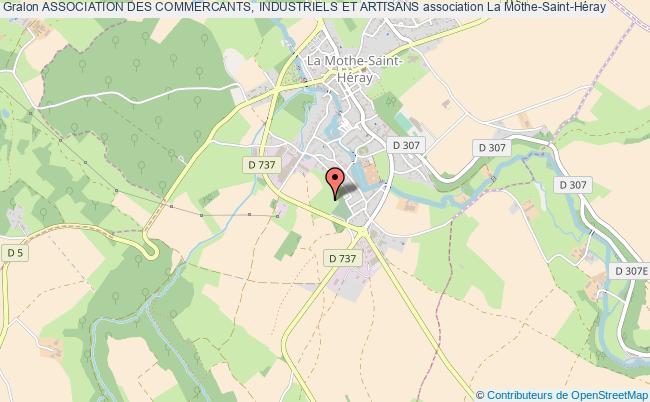 plan association Association Des Commercants, Industriels Et Artisans La Mothe-Saint-Héray