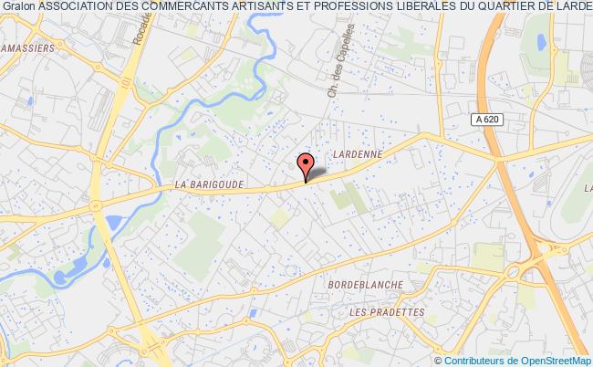 plan association Association Des Commercants Artisants Et Professions Liberales Du Quartier De Lardenne : Lardenne Actif Toulouse