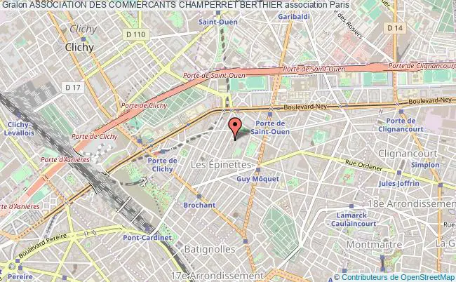 plan association Association Des Commercants Champerret Berthier Paris