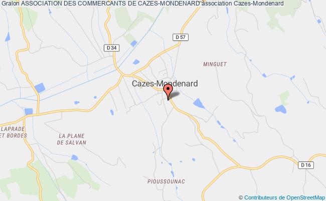 ASSOCIATION DES COMMERCANTS DE CAZES-MONDENARD