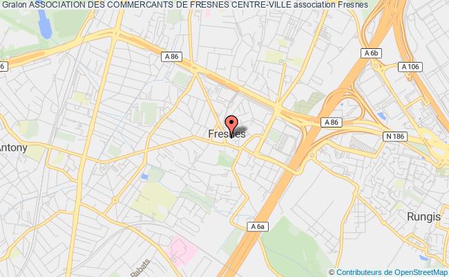 plan association Association Des Commercants De Fresnes Centre-ville Fresnes