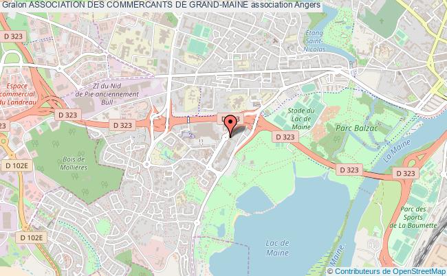 plan association Association Des Commercants De Grand-maine Angers
