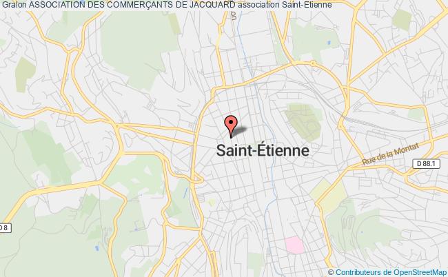 plan association Association Des CommerÇants De Jacquard Saint-Étienne
