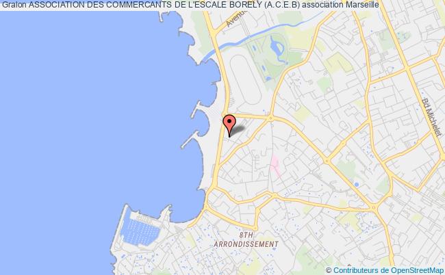 plan association Association Des Commercants De L'escale Borely (a.c.e.b) Marseille