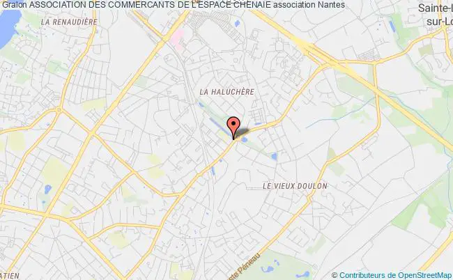 plan association Association Des Commercants De L'espace Chenaie Nantes