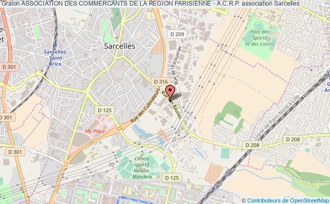 plan association Association Des Commercants De La Region Parisienne - A.c.r.p. Sarcelles
