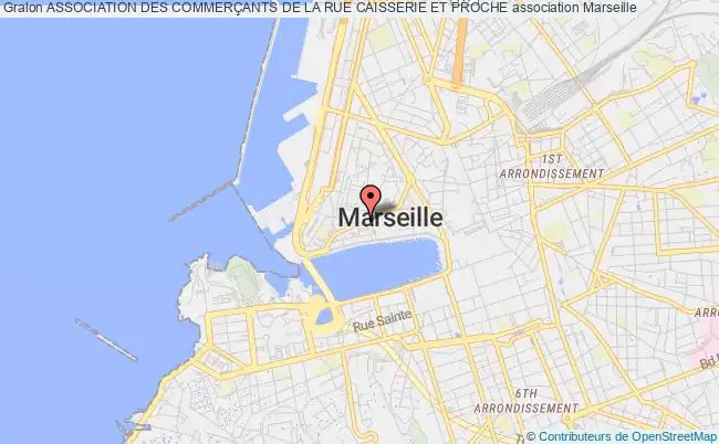 plan association Association Des CommerÇants De La Rue Caisserie Et Proche Marseille 2