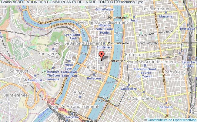 plan association Association Des Commercants De La Rue Confort 