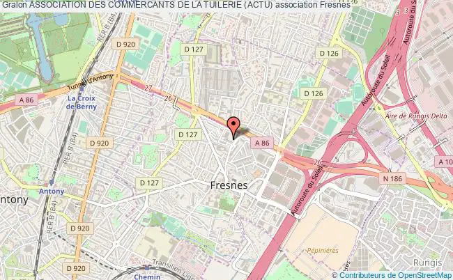 plan association Association Des Commercants De La Tuilerie (actu) Fresnes
