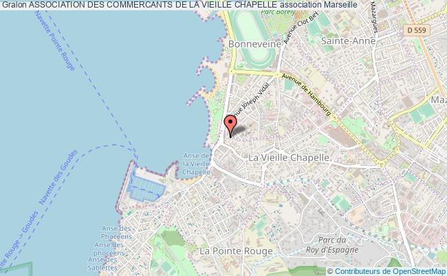 plan association Association Des Commercants De La Vieille Chapelle Marseille