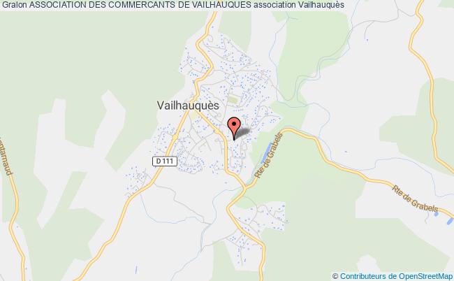 ASSOCIATION DES COMMERCANTS DE VAILHAUQUES