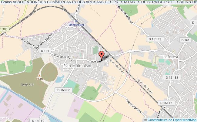 ASSOCIATION DES COMMERCANTS DES ARTISANS DES PRESTATAIRES DE SERVICE PROFESSIONS LIBERALES ET DES INDUSTRIELS D EVIN MALMAISON