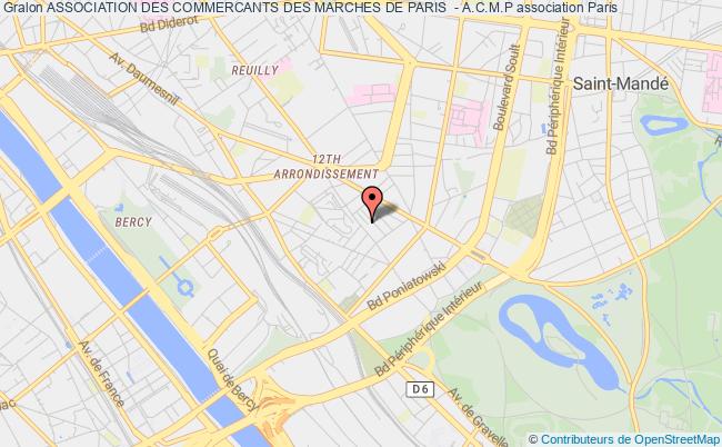 ASSOCIATION DES COMMERCANTS DES MARCHES DE PARIS  - A.C.M.P