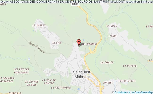 ASSOCIATION DES COMMERCANTS DU CENTRE BOURG DE SAINT JUST MALMONT
