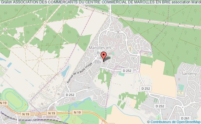 plan association Association Des Commercants Du Centre Commercial De Marolles En Brie Marolles-en-Brie