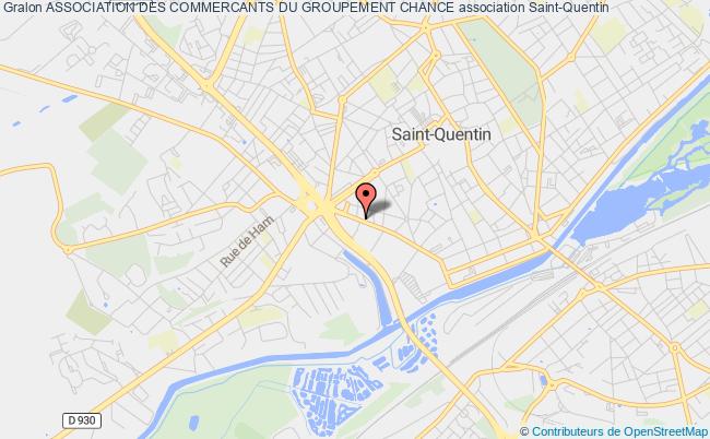 plan association Association Des Commercants Du Groupement Chance Saint-Quentin