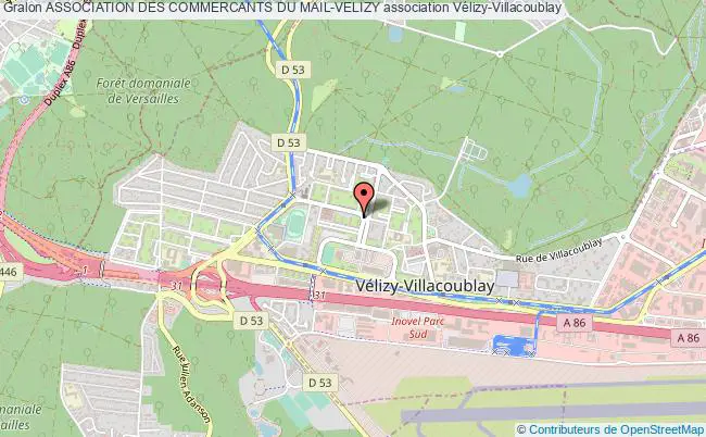 plan association Association Des Commercants Du Mail-velizy Vélizy-Villacoublay