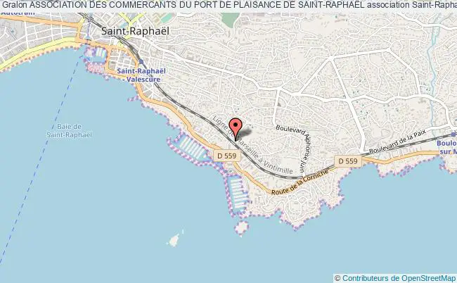 plan association Association Des Commercants Du Port De Plaisance De Saint-raphaËl Saint-Raphaël