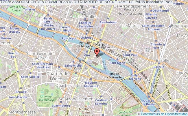 ASSOCIATION DES COMMERCANTS DU QUARTIER DE NOTRE DAME DE PARIS