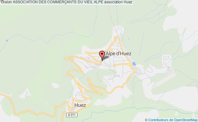plan association Association Des CommerÇants Du Vieil Alpe Huez
