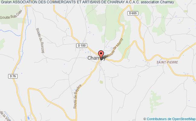 plan association Association Des Commercants Et Artisans De Charnay A.c.a.c. Charnay