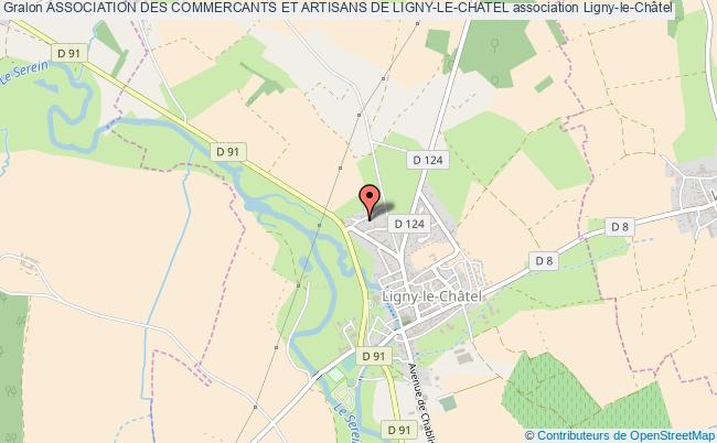 plan association Association Des Commercants Et Artisans De Ligny-le-chatel Ligny-le-Châtel