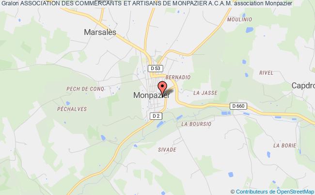 ASSOCIATION DES COMMERCANTS ET ARTISANS DE MONPAZIER A.C.A.M.