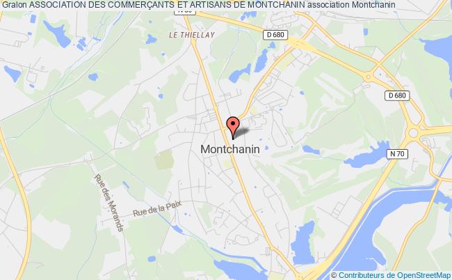 plan association Association Des CommerÇants Et Artisans De Montchanin Montchanin