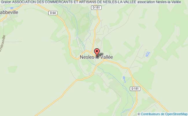 plan association Association Des Commercants Et Artisans De Nesles-la-vallee Nesles-la-Vallée