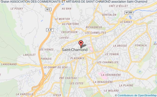 plan association Association Des Commercants Et Artisans De Saint Chamond Saint-Chamond