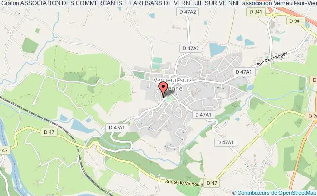 plan association Association Des Commercants Et Artisans De Verneuil Sur Vienne Verneuil-sur-Vienne