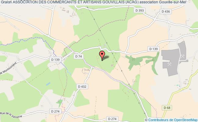 plan association Association Des Commercants Et Artisans Gouvillais (acag) Gouville-sur-Mer